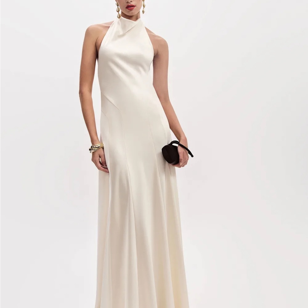NWT Reformation Roy Satin Dress Size 8